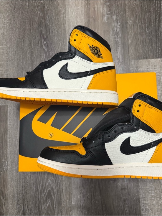 Nike Other - Nike Air Jordan 1 Mid - Black/White/Yellow Men’s Sneakers